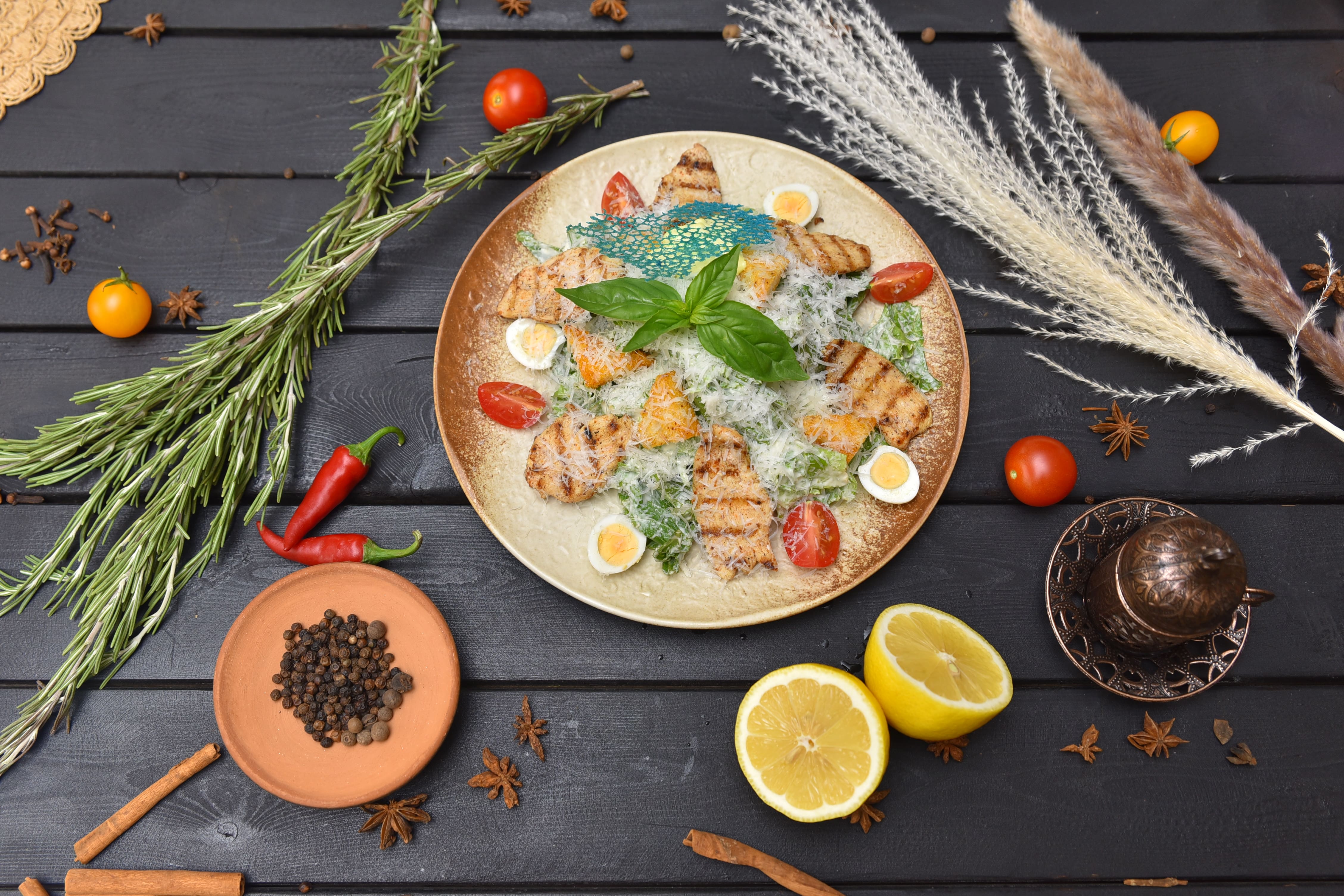 Цезарь  с курицей